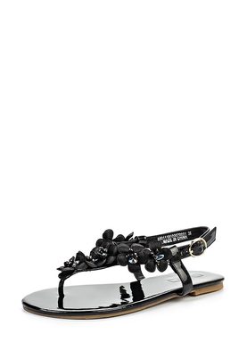 LOST INK  CARRIE FLORAL TRIM TOE POST