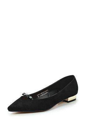 LOST INK  KATE BOW TRIM POINTY BALLERINA