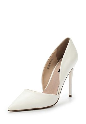 LOST INK  CLEO HIGH HEELED COURT- WHITE