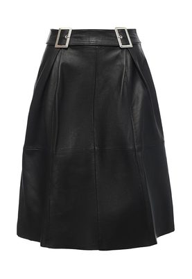 LOST INK  LEATHER BUCKLE MIDI