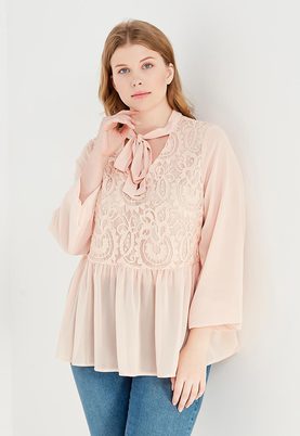 LOST INK PLUS  PRETTY BLOUSE WITH LACE