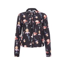 LOST INK  WAFFLE FLORAL PRINT SHIRT