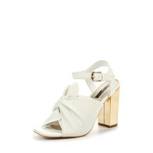 LOST INK  MERCY BOW FRONT HEELED SANDAL
