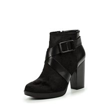 LOST INK  ARIES FAUX PONY ANKLE BOOT