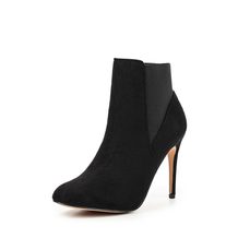 LOST INK  ALETTE ROUND TOE HEELED BOOT