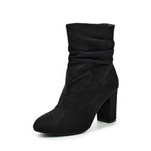 LOST INK  BAMBI SLOUCH BLOCK HEEL BOOT
