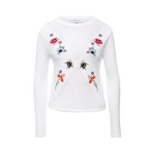 LOST INK  EMBROIDERY CROP JUMPER