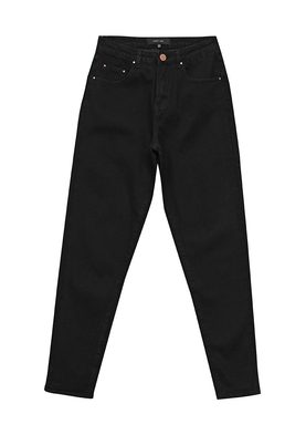 LOST INK  MOM JEAN IN WASHED BLACK