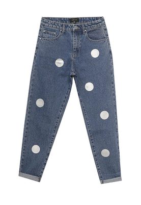 LOST INK  MOM JEAN WITH METALLIC SPOT
