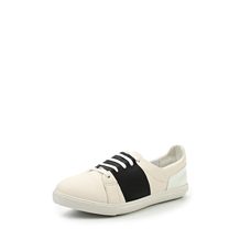 LOST INK  STARLA LACE UP ALMOND TOE PLIMSOLL