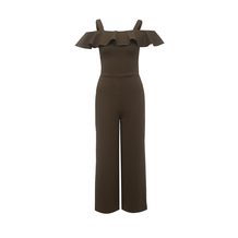 LOST INK  JERSEY FRILL JUMPSUIT