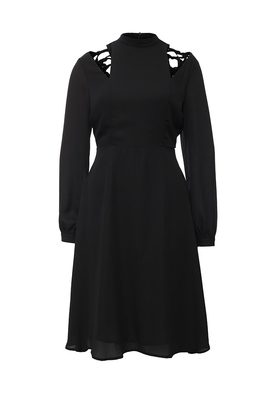 LOST INK  ANNA FLIPPY DRESS WITH TIE BACK DETAIL