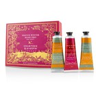 Crabtree & Evelyn Festive Winter Hand Trio (1x Frosted Spicewood, 1x White Cardamom, 1x Red Berry & Fir)