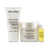 Decleor Stop.Breathe.Relax Holiday Kit:Cleansing Mousse 50ml+ Hydrating Oil Serum 5ml+ 24hr Hydrating Light Cream 50ml